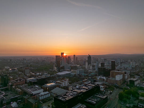 istock Sunrise Over Manchester Ciity Centre 2227625306