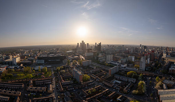 istock Sunrise Over Manchester Ciity Centre 2227625309