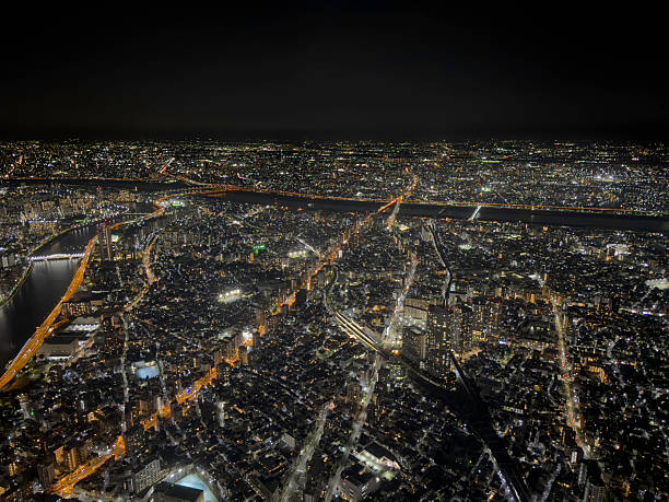 istock Tokyo Cityscape at Night with Sumida River 2227637353