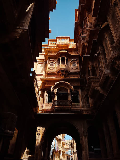 istock Heritage Rajasthani Patwa Haveli Wall Art – Jaisalmer Architectural Marvel 2227648239