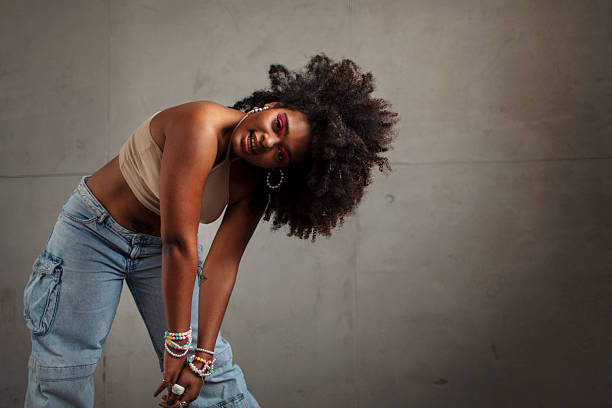 Sexy afro woman with attitude.