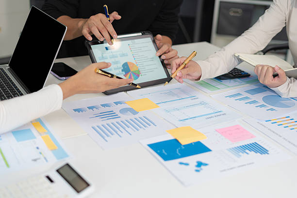 istock Businessman working and update tasks with milestones progress planning and professional investor working new start up project in the office. 2227658652