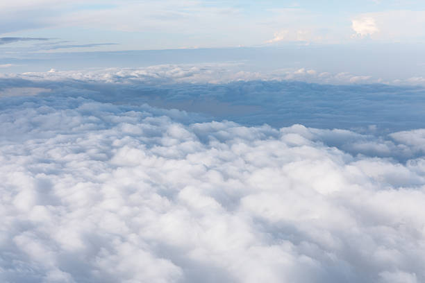 istock High altitude view of white clouds 2227660782