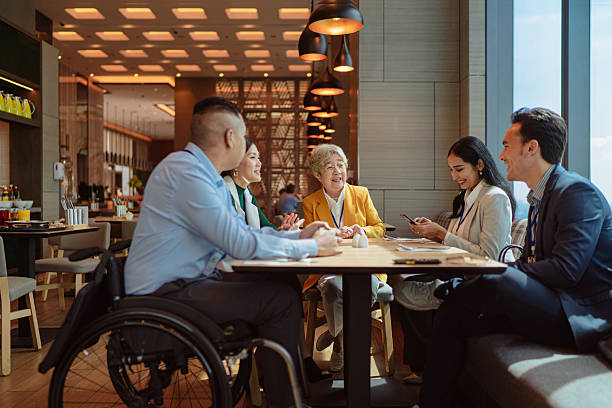 istock Diverse Asian business team meeting during unch 2227663746