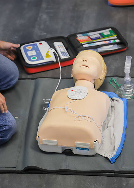 istock first aid course - company safety - cardiac massage - Basic Life Support 2227671438