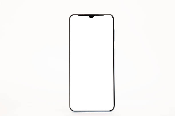 istock A smartphone with a blank, white screen is centered against a plain white 2227672166