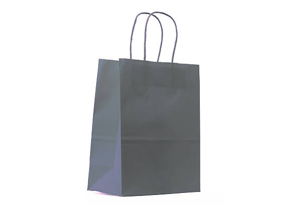 istock Grey shopping bag on white background isolated 2227672437