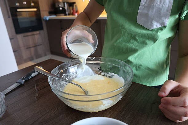 istock Making blueberry muffins in an air fryer 2227675201