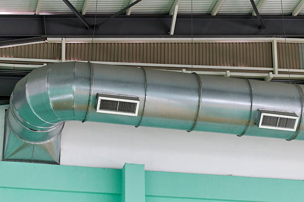 istock Industrial Metal Air Duct System with Ceiling Vents 2227677258