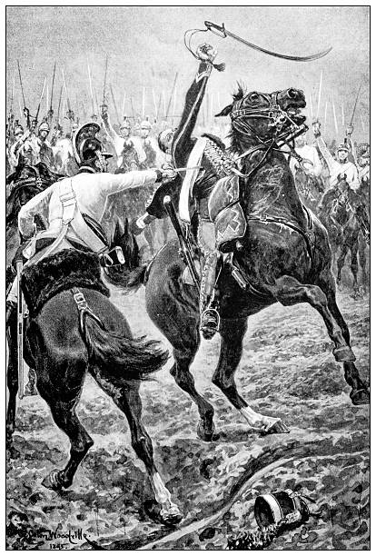 istock Central Europe wars, Magyar and French Hussar 2227706882
