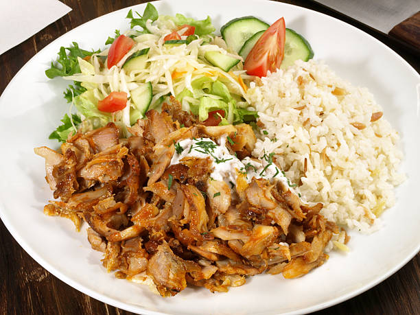 istock Gyros with Rice and Salad 2227721133