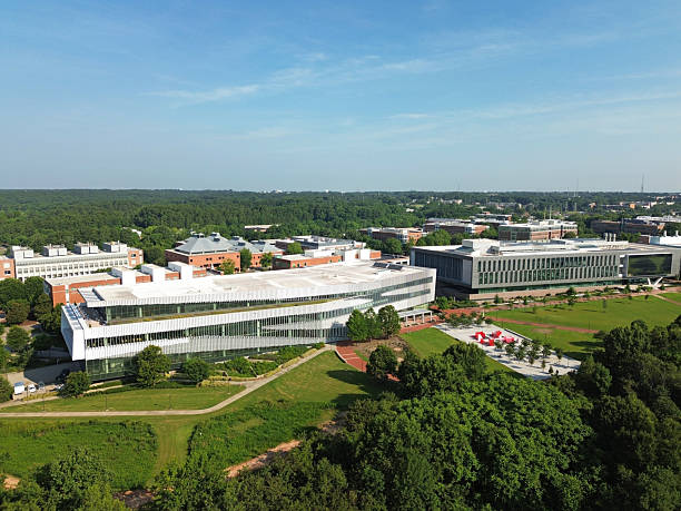 istock Aerial view of North Carolina State University Centennial campus 2227723740