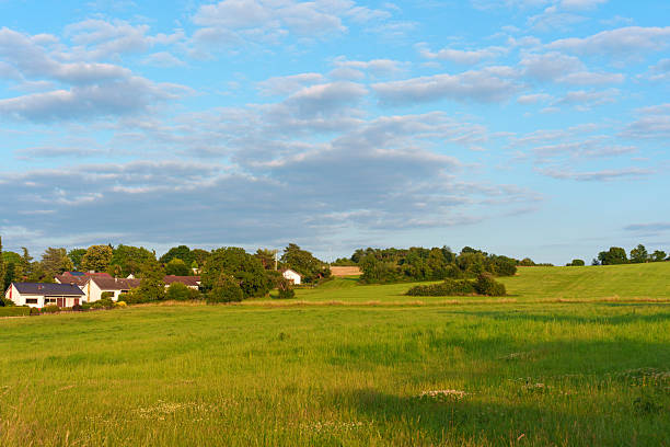 istock Serene Green Fields and A Scenic Village Near Rossdorf Germany 2227724838