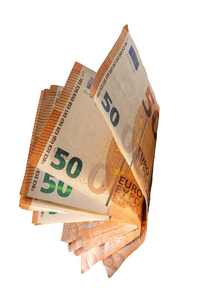 istock Folded 50 euro banknotes that can be leafed through 2227750456