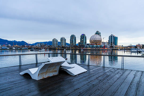 istock Scenic Sunrise Over False Creek with Vancouver Skyline and Landmarks 2227761858
