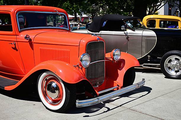 A 1932 Ford Sedan, Clipping Path on vehicle. 