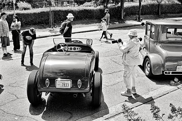 Retro and vintage old-timer car