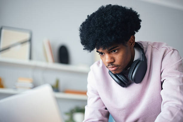istock Teenage Student Engaged in Online Learning at Home Using Modern Technology 2227767691