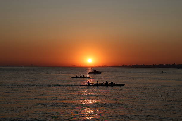 istock Beautiful sunset view. Amazing sea landscape. 2227768299