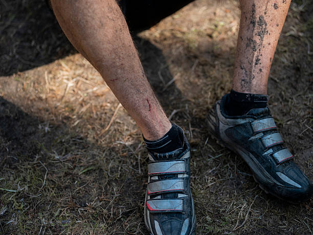 istock Cycling Shoes Mud Detail 2227775553