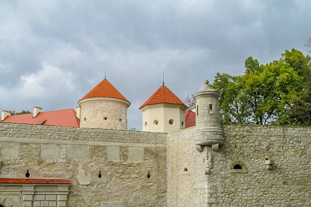 istock Ojcow rocks limestone formations and forest landscape Krakow, Poland 2227777838