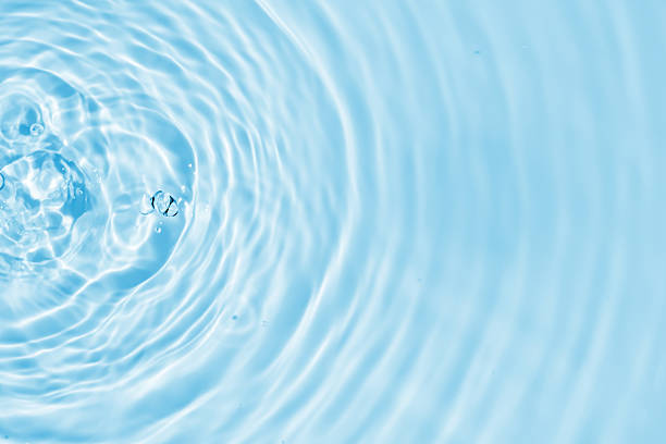 istock Abstract transparent water shadow surface texture natural ripple on blue background 2227783460