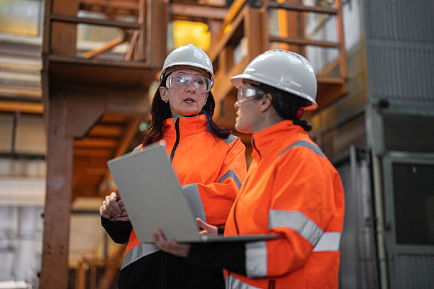 istock Sustainable Infrastructure Practices. Female Industrial Workers 2227783573