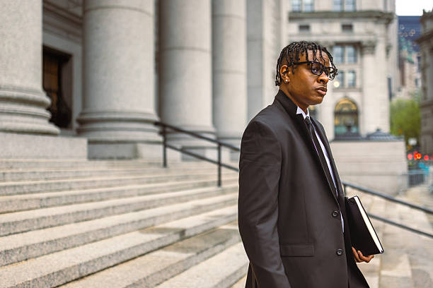 istock Formal Professional on Steps of Courthouse 2227785031