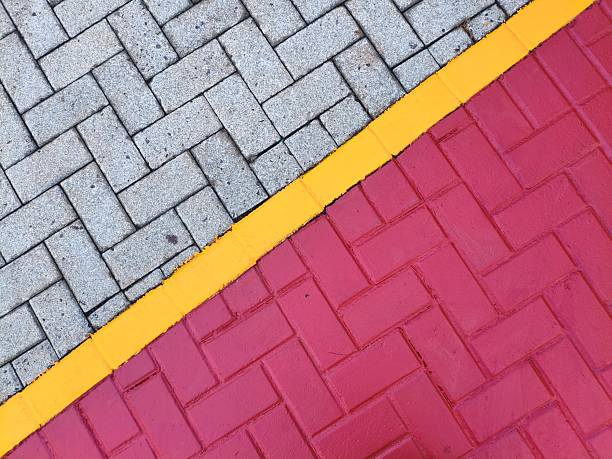 Old Stone Pavement Texture Background, Ancient Granite Cobblestone Road Pattern, Color Vintage Block Sidewalk Mockup, Paved Roadway Banner with Copy Space for Text