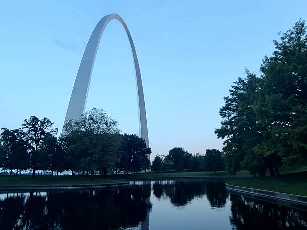 istock The Gateway Arch and Landscape in the Evening 2227791968