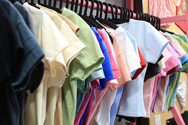 istock colorful cloth and jean 2227805863