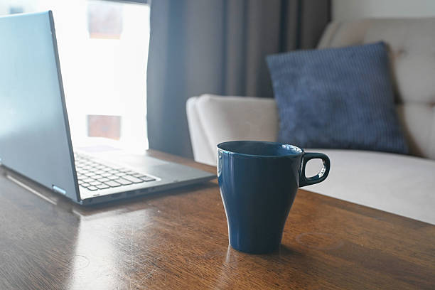 A serene workspace setup designed for both efficiency and relaxation in a homey environment.