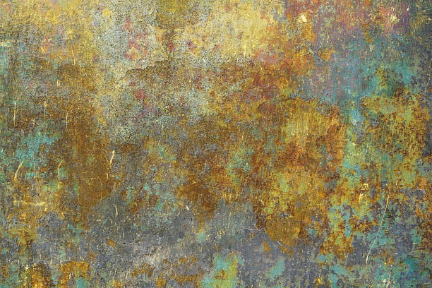 istock Abstract corroded metal background showing rust and verdigris aging process 2227815140