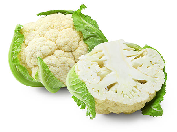 istock cauliflower isolated on white background. head of cauliflower. clipping path 2227817664