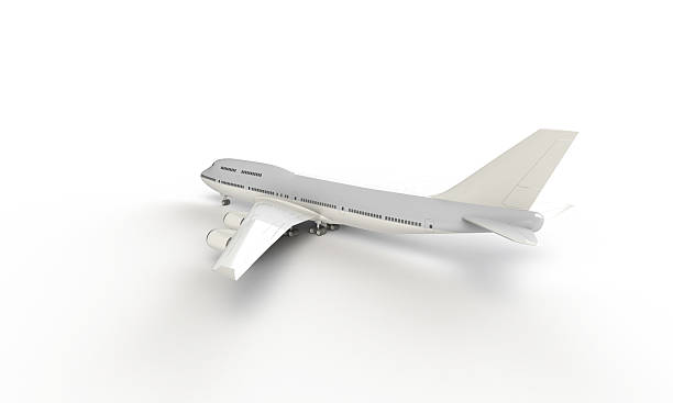 istock White airplane isolated on white 2227818001