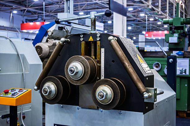 istock Automated Metal Bending Machine for Industrial Fabrication with Precision and Efficiency in a Modern Factory Setting 2227818575