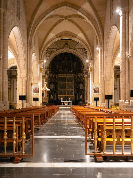 istock Interior view of Valencia Cathedral in Valencia, Spain 2227823853