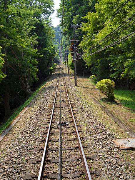 istock Mount Takao Cable Car Tracks, Tokyo 2227836963