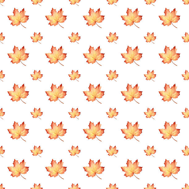 istock Botanical background of fall leaves Watercolor Seamless Pattern for Thanksgiving, Halloween, seasonal decor, fabric, packaging,scrapbooking. 2227849637