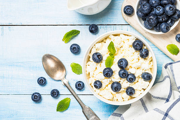 istock Curd or cottage cheese in white plate. 2227852353