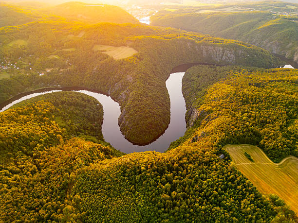 istock Summer Meanders of Vltava River in Czechia 2227860110