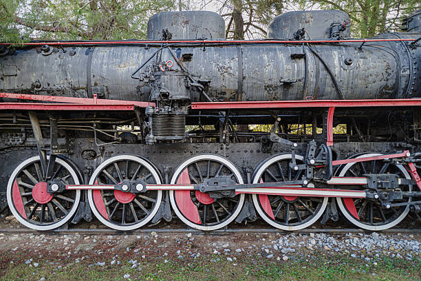 istock Vintage steam engine locomotive train 2227869957
