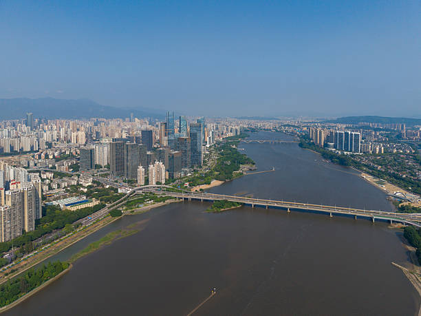istock Urban Skyline View from Above 2227871724