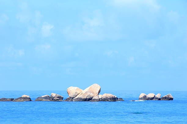 Beautiful seascape under the blue sky