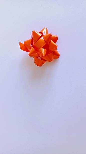 istock Gift ribbon ornament on white background 2227879373