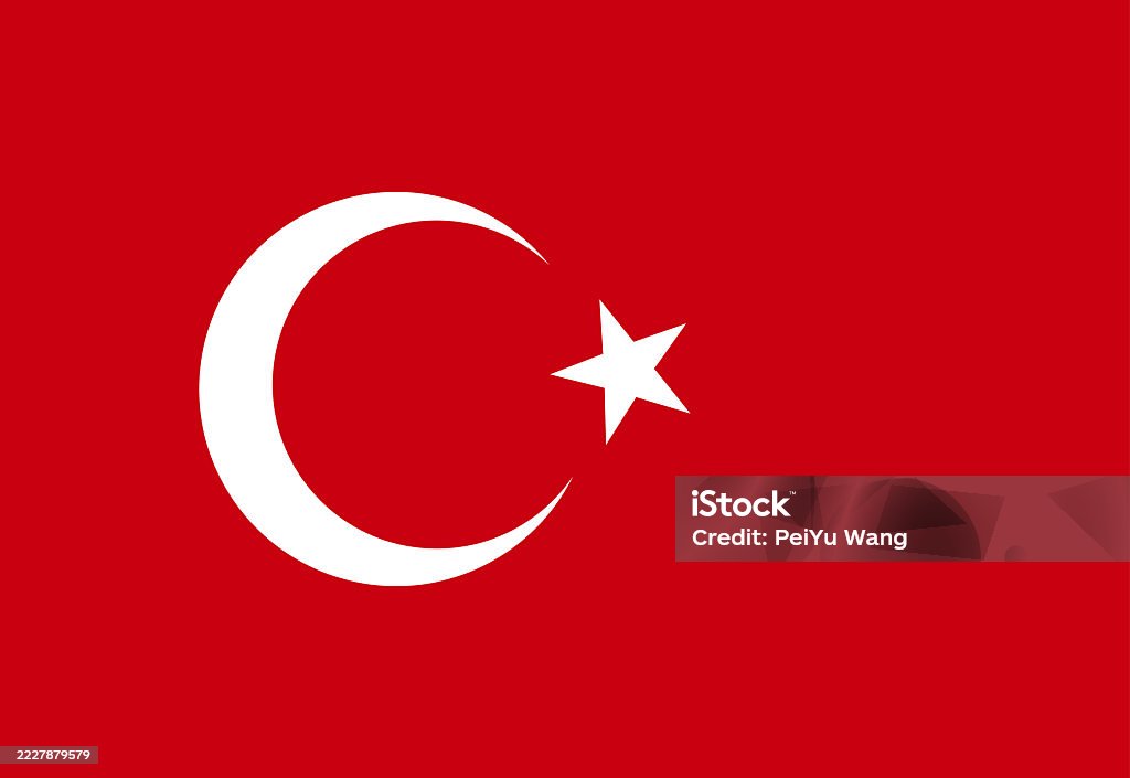 Ilustrator steag Turcia național - vector de stoc Călătorie fără redevențe Ilustrator steag Turcia național - vector de stoc Călătorie fără redevențe