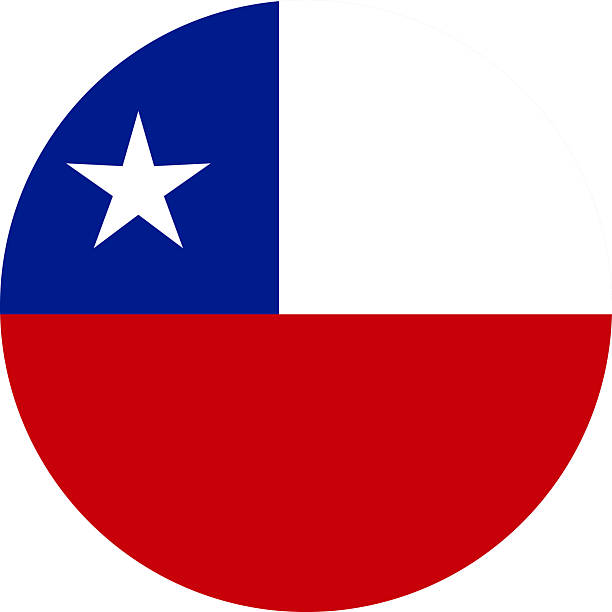 istock Chile flag illustrator national of round 2227881214