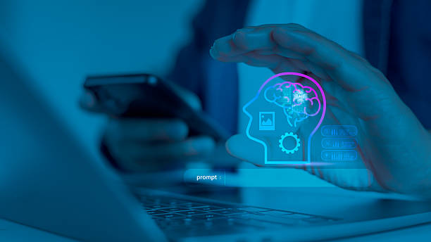 istock Hand interacting with prompt-based AI interface on laptop and smartphone, symbolizing generative artificial intelligence, future technology, and digital innovation. 2227885969