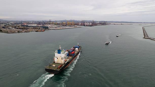 istock Aerial view of container ship , Cargo ship carrying container for import or export. Sea Freight Business logistic and transportation 2227891187