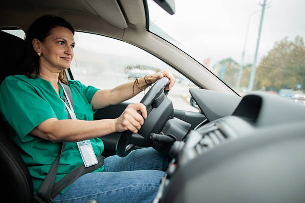 istock Medical Professional Driving to Work 2227891315